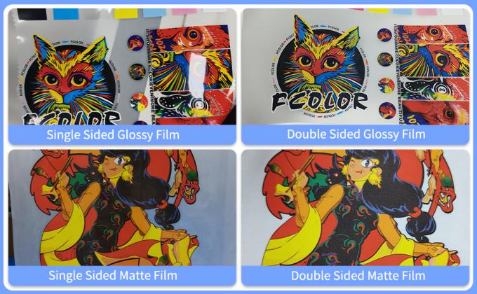 Impresión digital de 60 cm DTF Película de transferencia de calor de PET DTF Impresora de película de DTF Hombres zapatos de lona camisetas Impresión de papel DTF Película de PET 2