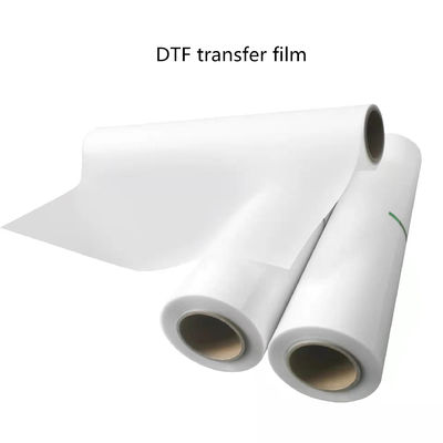 Película de impresión DTF 42cm*100M de tinta blanca mate brillante