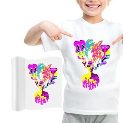 Hoja A3+ DTF Papel de transferencia de calor PET claro para todas las impresoras y materiales DTF