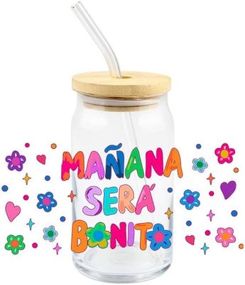 Película de impresión de polímero UV DTF seca instantánea de 30 cm para vidrio madera cuero acrílico metálico