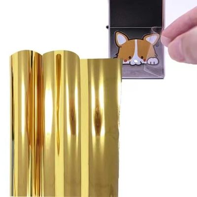 60cmx100m Película UV transparente Oro Plata Blanco Ab Impresión de Película Dtf Película UV