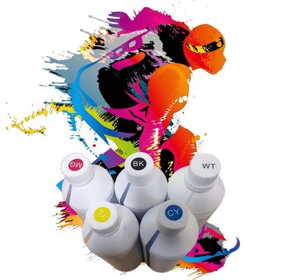 Impresora DTF de 1000ML Tinta blanca de transferencia de calor Tinta de pigmento para Epson I3200 XP600 8550 8500
