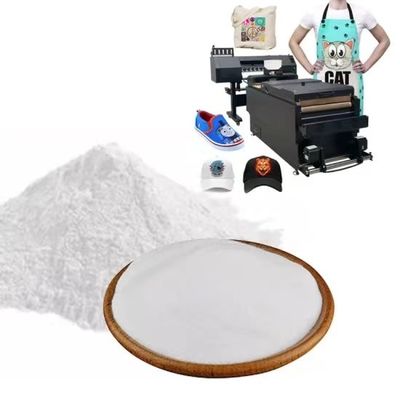 Transferencia de calor textil DTF negro en polvo Adhesivo DTF fundido en caliente en polvo blanco