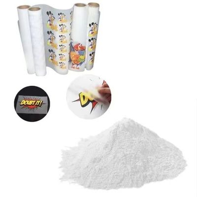 Materiales de impresión DTF blanco negro adhesivo de fusión en caliente