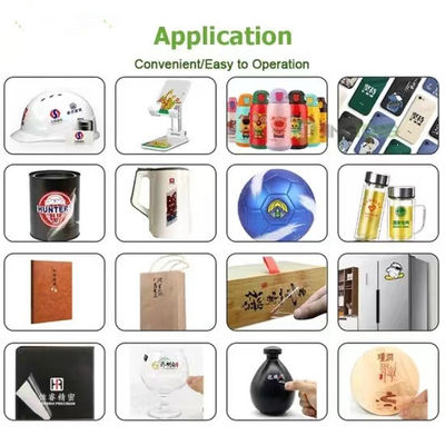 Papel de botella de madera transparente de 30 cm AB UV DTF para carcasa de teléfono