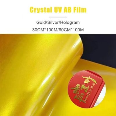 Impresión de películas de transferencia DTF de papel de oro