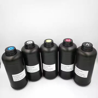Tinta UV resistente al agua con fuerte adhesión LED UV Curable 500ml 1000ml