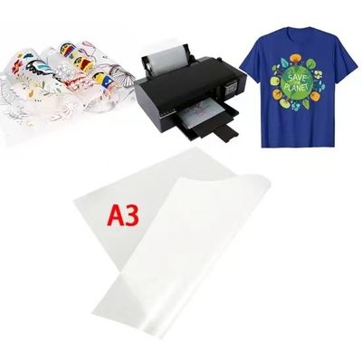 DTF de transferencia de tinta blanca de película para mascotas de papel para DTF 75U de espesor de liberación de película para mascotas de papel