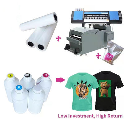 Película de impresión por inyección de tinta digital de tipo A4 A3 PET DTF para L1800 XP600 3880 3800