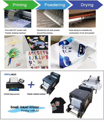 Película de impresión por inyección de tinta digital de tipo A4 A3 PET DTF para L1800 XP600 3880 3800