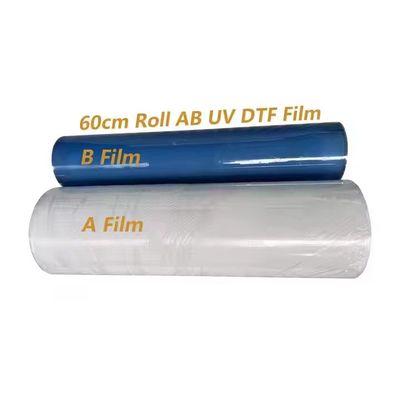60cm DTF UV Película para mascotas de papel de papel UV DTF Cup Wrap Impresión digital Ab Film