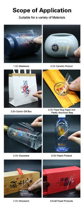 Rollo de 50/100 metros de película UV Dtf A B con adhesivo para hacer pegatinas de transferencia UV Impresión digital