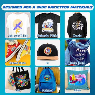 Impresión digital de 60 cm DTF Película de transferencia de calor de PET DTF Impresora de película de DTF Hombres zapatos de lona camisetas Impresión de papel DTF Película de PET