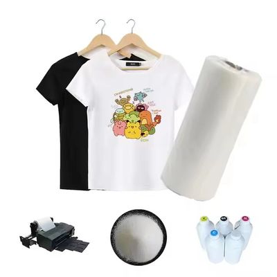 Impresión digital de 60 cm DTF Película de transferencia de calor de PET DTF Impresora de película de DTF Hombres zapatos de lona camisetas Impresión de papel DTF Película de PET