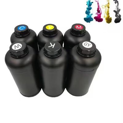 Tinta UV resistente al agua con fuerte adhesión LED UV Curable 500ml 1000ml