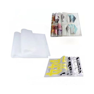 Película de impresión PET offset a base de tinta a base de agua de 48*64cm Resistencia química Película de liberación de PET de 75mic