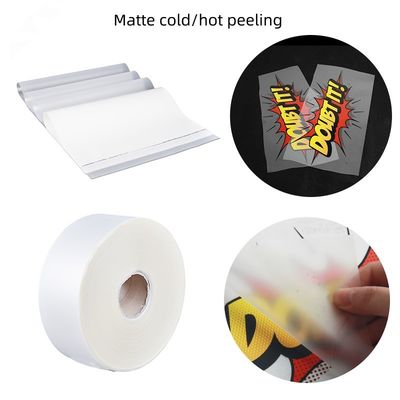 Película de impresión PET offset a base de tinta a base de agua de 48*64cm Resistencia química Película de liberación de PET de 75mic