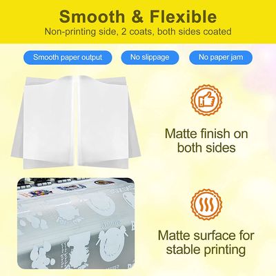 Película de transferencia DTF ultraestirable de 33 cm*100 m de 75 micras para impresión digital DTF