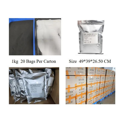 80-100 Mics TPU blanco DTF en polvo de fusión en caliente para una fuerte adherencia en algodón poliéster de nylon