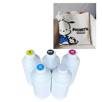 Impresión de tinta blanca de 1000 ml Tinta Ciana Directamente en película con opacidad y definición