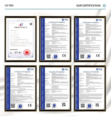1000 ml cmykw Tinta LED-UV para Impresión Digital Impresora de inyección de tinta i3200 xp600