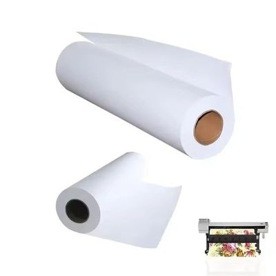 Impresión digital 47 pulgadas 100 gramos papel de sublimación de rollo a rollo para impresora de sublimación de gran formato