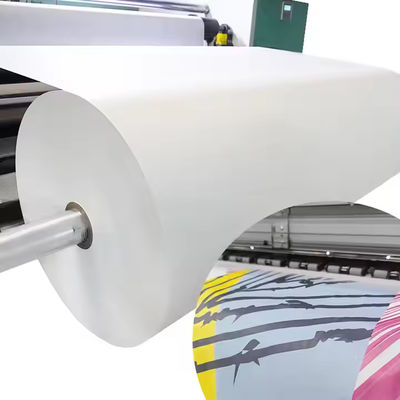 44 pulgadas * 100m 29 Gsm Papel de impresión de sublimación transpirable para subimpresión de colorantes