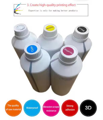 Tinta DTF de 1000 ml Tinta blanca CMYK para camisetas e impresión de películas para mascotas Tintas de impresora DTF premium