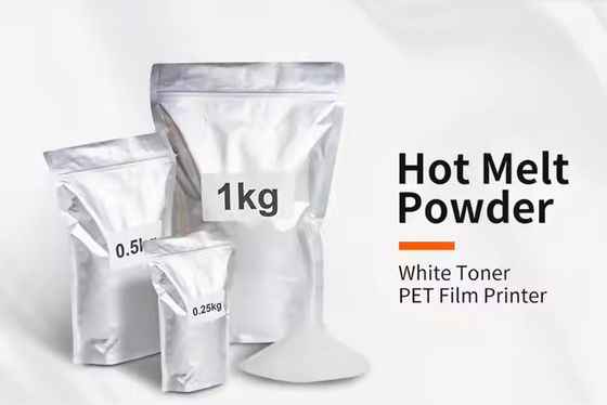 DTF Hot Melt Blanco Negro Suave 25KG Bolsa TPU goma adhesiva para la impresión DTF