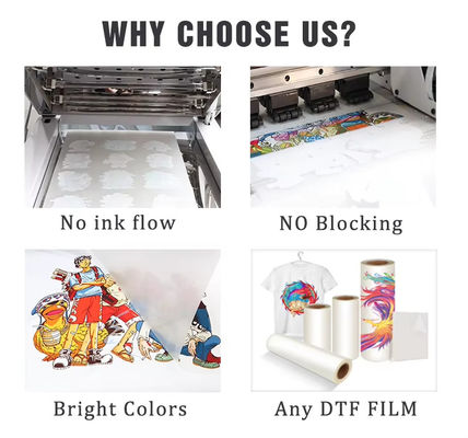 1000 ml CMYK Tintas DTF blancas Directas a la película Tintas de impresión de inyección de tinta para impresoras DTF de Refinecolor