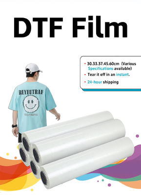 Película DTF de exfoliación en frío de 30 cm para rendimiento de impresión digital