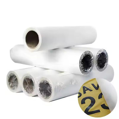 Película DTF PET de 60 cm x 100 m de lado blanco de transferencia de calor para impresión personalizada