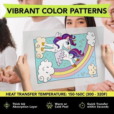 Película DTF de 60CM para diseños personalizados 75mic, peeling frío y caliente ideal para camisetas y ropa