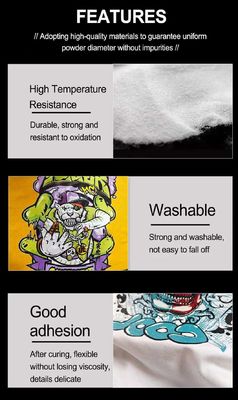 Transferencia de calor suave 500g 1kg pegamento Hotmelt adhesivo blanco TPU DTF en polvo para la impresión con impresora DTF