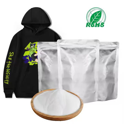 1 kg 80um blanco/negro TPU DTF Polvo de fusión en caliente para la impresión de camisetas de transferencia de calor