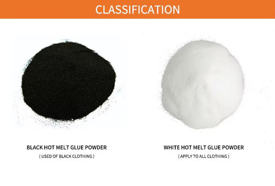 DTF blanco y negro TPU en polvo de fusión en caliente para impresiones vibrantes (1 kg, 5 kg) utilizando transferencia de calor