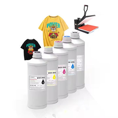 Cmykw Impresora a chorro de tinta transferencia de película Dtf tinta de pigmento Premium para impresión Dtf