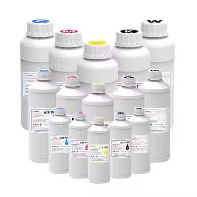 Impresión de camisetas de diseño con película para mascotas Epson Dtf Tinta Cmykw 1000 ml por botella por L1800