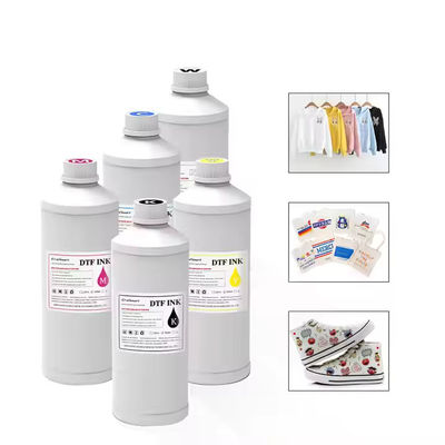 CMYK Blanco 1000 ml Impresora DTF Tinta de camiseta Impresión textil
