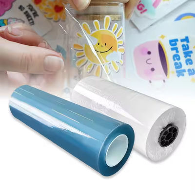 Película adhesiva UV PET de alta flexibilidad de 30 cm*100m/60 cm*100m para el embalaje
