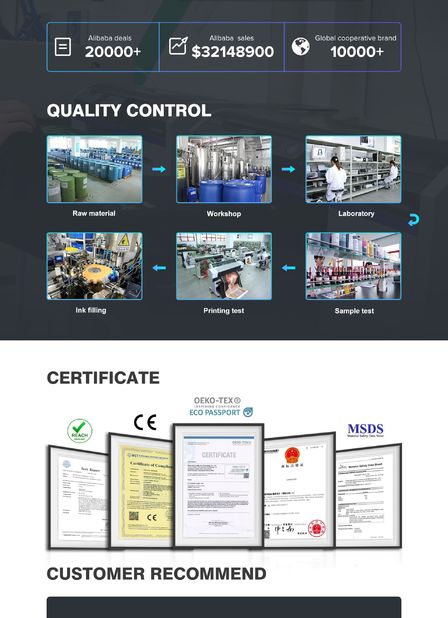 China DONGGUAN EASY PRINTING MATERIAL CO.,LTD certificaciones